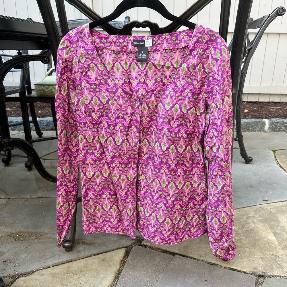 Paisley Blouse by Clothes (Real) Saks Fifth Avenue